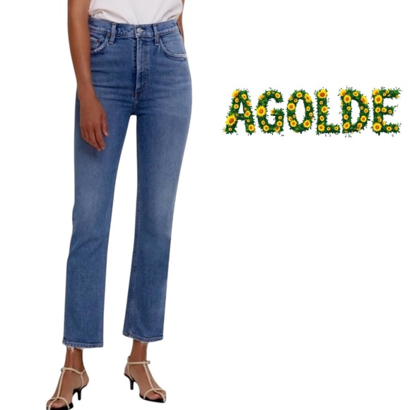 Agolde Denim - AGOLDE
Wilder cropped straight-leg jeans Size 27